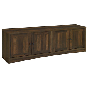 Coaster Laughlin 4-Door Engineered Wood 78 Inch TV Stand Dark Pine