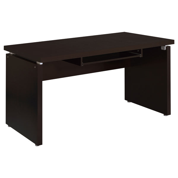Coaster Skylar 83 Inch L-Shaped Office Computer Desk Cappuccino