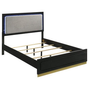 Coaster Caraway 5-Piece California King Bedroom Set Black