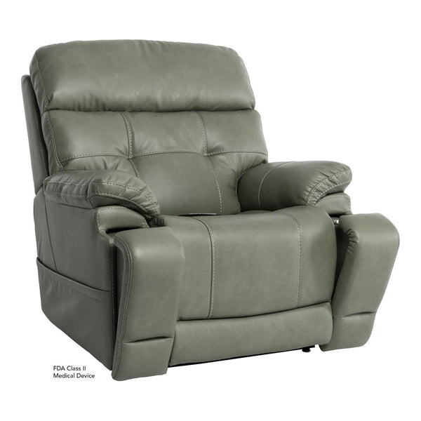 Mega Motion Infi Elite Infinite Position Power Lift Recliner Chair with Adjustable Headrest Lumbar & Air Bladder Massage in Olive