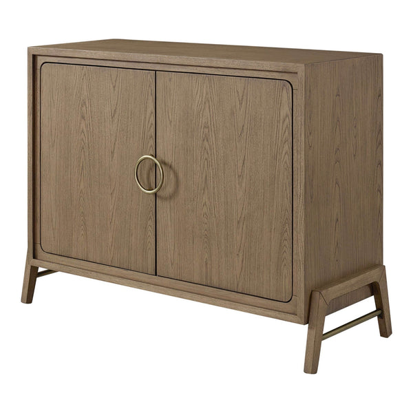 Heritage Serenity 46 Inch 2-Door Server with USB in Latte Finish