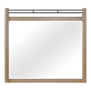 Heritage Coastal Breeze Living Poster Mirror in Sand Finish