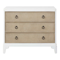 Heritage Coastal Breeze Living 3-Drawer Hall Chest in White Finish