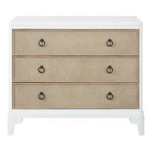 Heritage Coastal Breeze Living 3-Drawer Hall Chest in White Finish