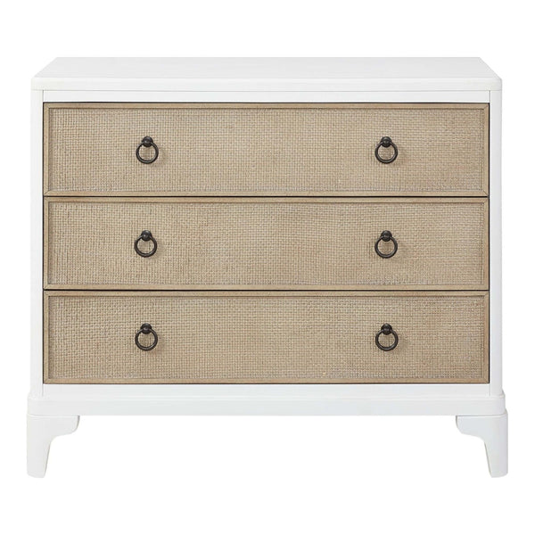 Heritage Coastal Breeze Living 3-Drawer Hall Chest in White Finish