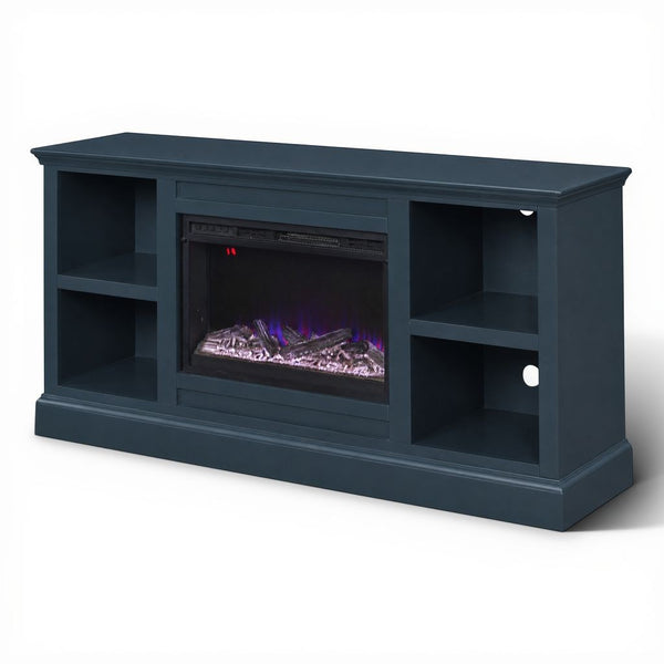 Aspen Home Byron Malta Blue Blue 66 inch Fireplace Console