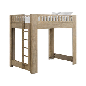 westwood baby bello full loft bed in sandstone *** (kit sku: one bo-bu-8514tf-sas (twin/full 4 pc legs, 4 posts) and one bo-bu-8517fu-sas (full loft upper bunk, lower 3f left rails, ladder).)