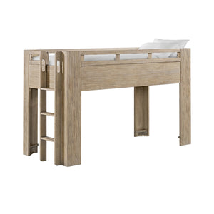 westwood baby bello twin low loft bed in sandstone