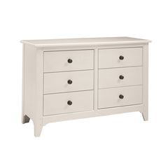 westwood baby taylor 6-drawer dresser in sea shell