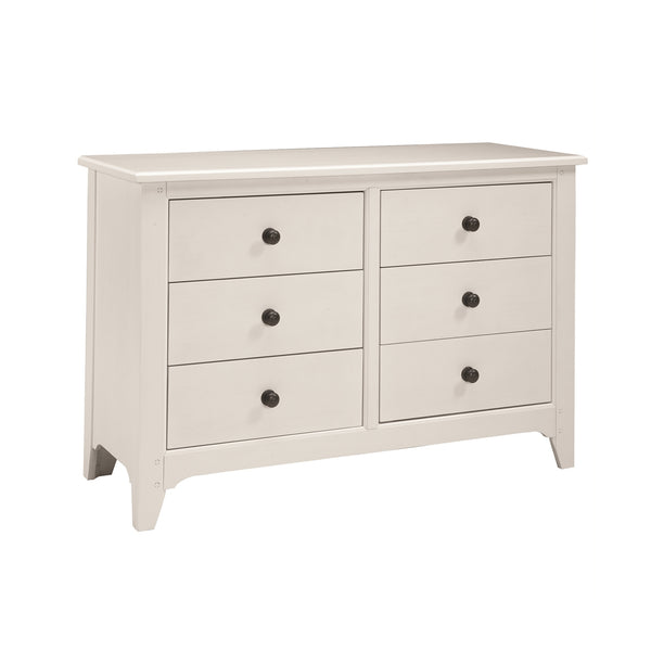 westwood baby taylor 6-drawer dresser in sea shell