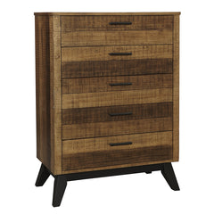 westwood baby urban rustic chest in brushed wheat
