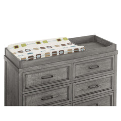 westwood baby foundry changer top in brushed pewter
