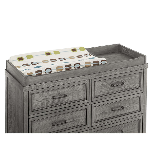 westwood baby foundry changer top in brushed pewter
