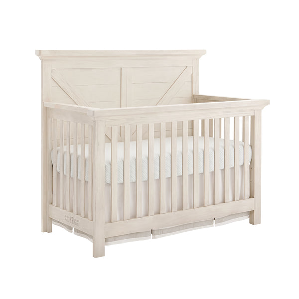 westwood baby westfield convertible crib in brushed white