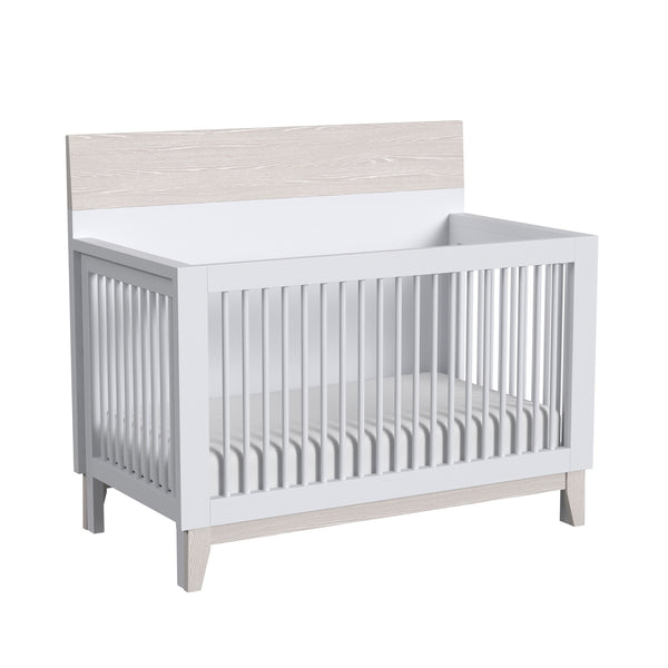 westwood baby rowan convertible crib in ash linen