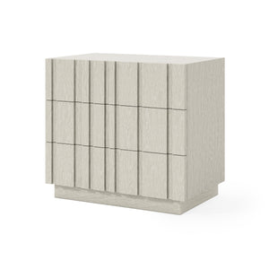 Bernhardt Tempo 3-Drawer Nightstand with Larza Finish