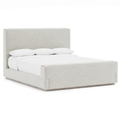 Bernhardt Tempo Complete Upholstered King Bed with Larza Finish