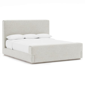 Bernhardt Tempo Complete Upholstered King Bed with Larza Finish