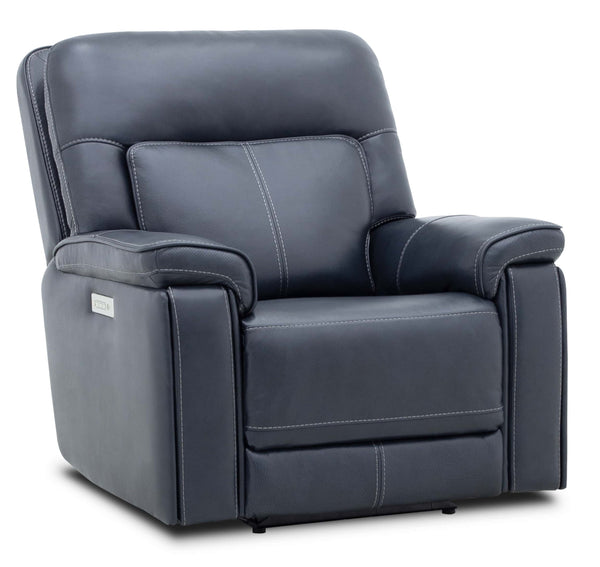 Moto Motion Harmony Recliner with Home Theater Immersive Multi Media, Air Massage, 3-Zone Heating & Zero Gravity In Sorrento Ocean Leather