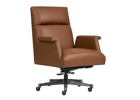 aspenhome skylar skylar executive chair in ardent chestnut