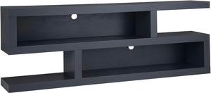aspenhome mackenzie 74" s tv console table in sandy brown