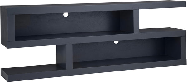aspenhome mackenzie 74" s tv console table in sandy brown