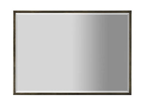 aspenhome sutton metal mirror in french roast