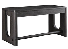 aspenhome sloane writing desk in mink