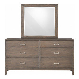 Yutzy Amish Champagne 6-Drawer Dresser in Rustic Grey