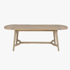 napa furniture aria rectangle dining table in natural sand