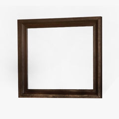 napa furniture grand louie mirror in rustic brown/distressed black
