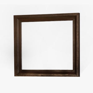 napa furniture grand louie mirror in rustic brown/distressed black