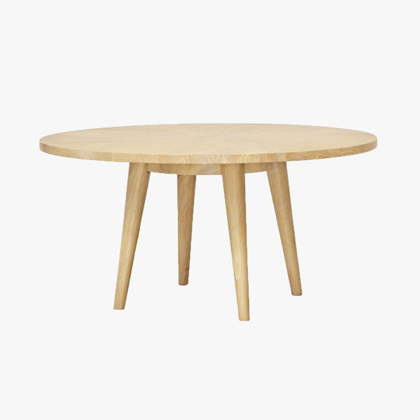 napa furniture aria round dining table & 4 upholstered side chairs set in natural sand