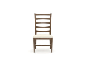 palmetto home panama jack 50th anniversary collection ladder back side chair in medium brown oak