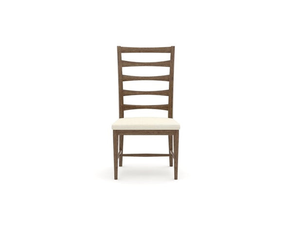 palmetto home panama jack 50th anniversary collection ladder back side chair in medium brown oak