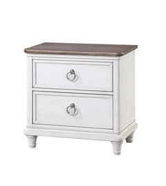 palmetto home panama jack sonoma drawer nightstand in weathered white