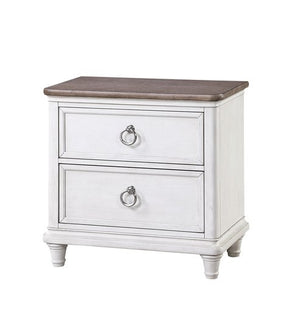 palmetto home panama jack sonoma drawer nightstand in weathered white