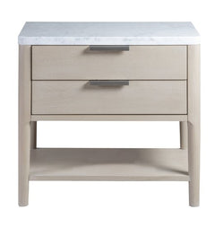palmetto home pearl leg nightstand in soft light sand