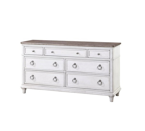 palmetto home panama jack sonoma drawer dresser in weathered white