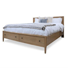 Seawinds Finn & Louise Chatham King Warm Maple Storage Complete Bed