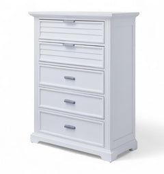 American Woodcrafters Heritage Coast Chest Coastal White