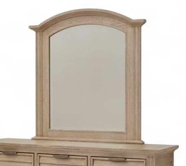 American Woodcrafters Heritage Coast Mirror Sea Oat