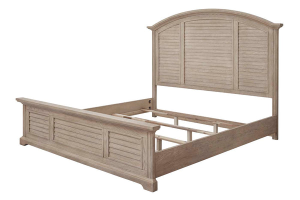 American Woodcrafters Heritage Coast Full Panel Headboard Sea Oat