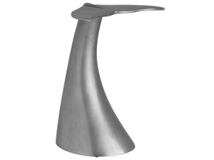 Universal Furniture Coastal Living Oasis Whale Tale Accent Table in Antique Nickel