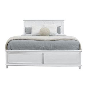 Seawinds Finn & Louise Point Breeze King Complete Bed in Fresh White & Soft Grey Glaze