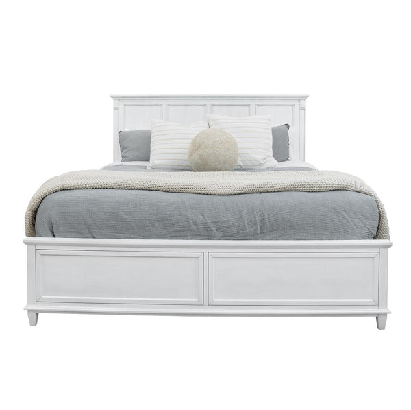 Seawinds Finn & Louise Point Breeze King Complete Bed in Fresh White & Soft Grey Glaze