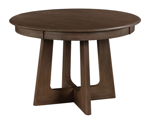 Kincaid Kafe 44-Inch Round Pedestal Table Mocha