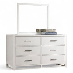 Vaughan Bassett Lodge & Loft Soft White 6-Drawer Dresser