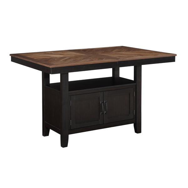 Steve Silver Bermuda Storage Counter-Height Table In Black & Arcadia
