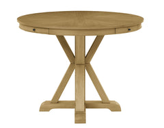 Steve Silver Rylie Counter-Height Table With Game Top, Natural Finish